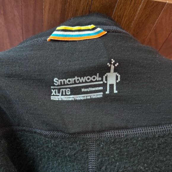 Smartwool Men’s Active Fleece Tights Size XL in black stretchy knit Merino wool - Picture 8 of 8